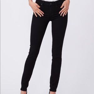 Paige Skyline skinny Jeans black overdye Size 24